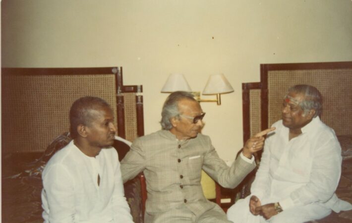 With legends Naushad and MSV
